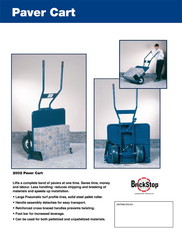 Paver Cart