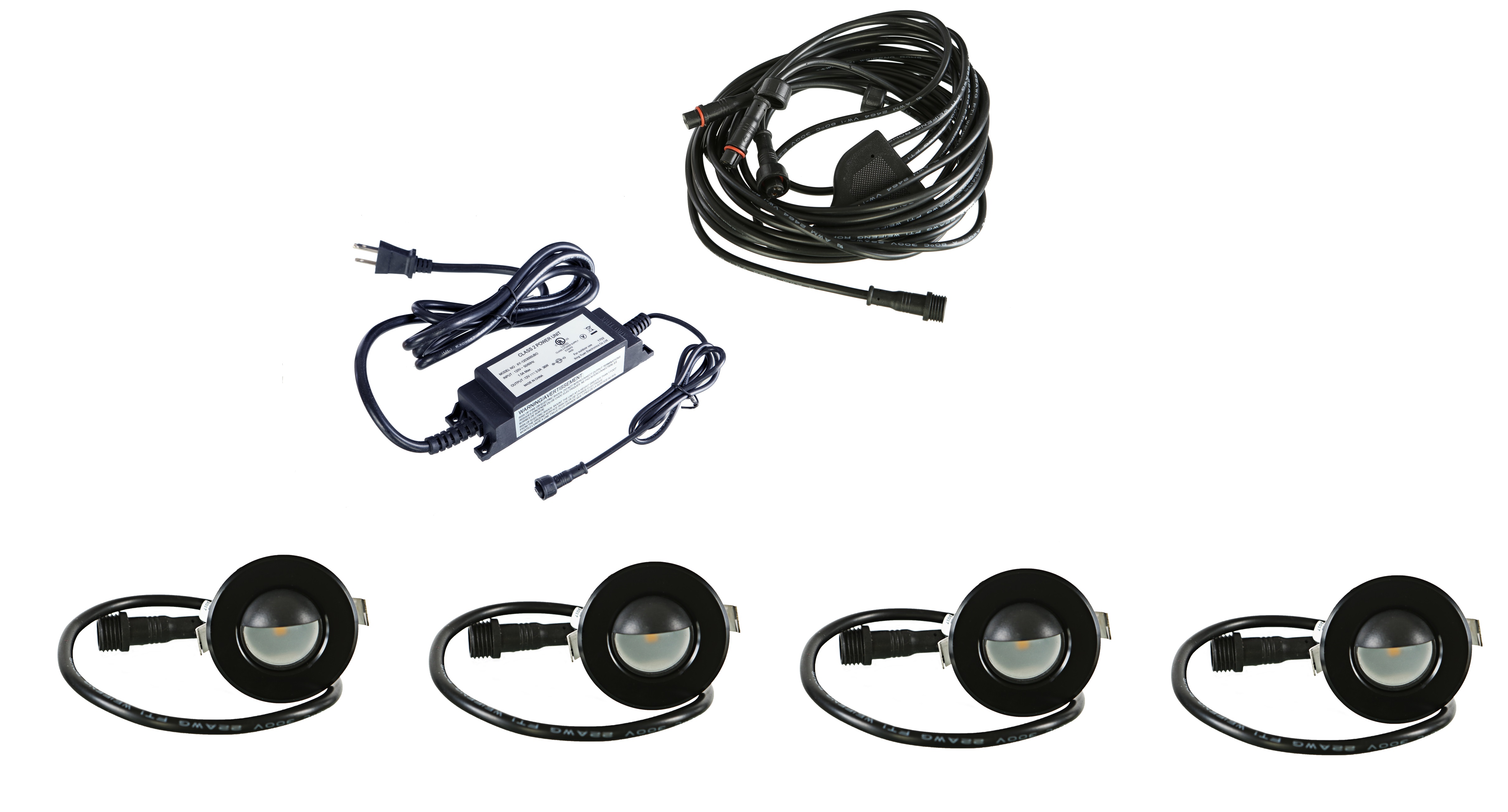 Led Outdoor Recessed Lights Kit 4 Mini Deck Patio Lights Spring
