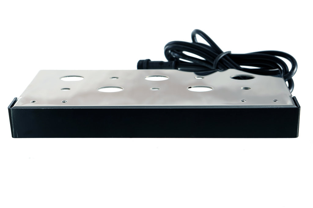 Retaining Wall Light KIT - 4 LED Wall Lights with 36-Watt ... chip edge wire harness 